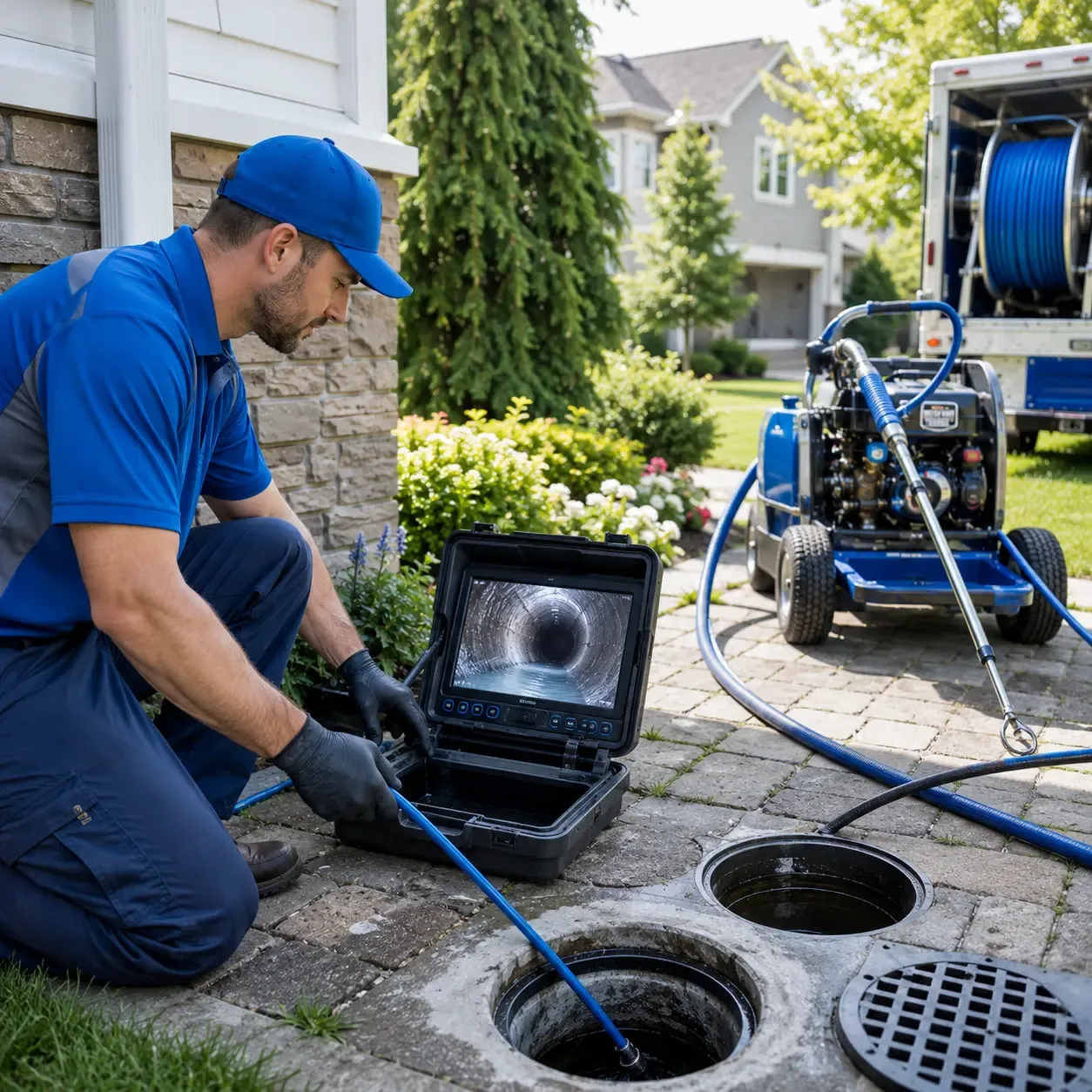Outdoor drain cleaning professionals serving Cayuga, IN