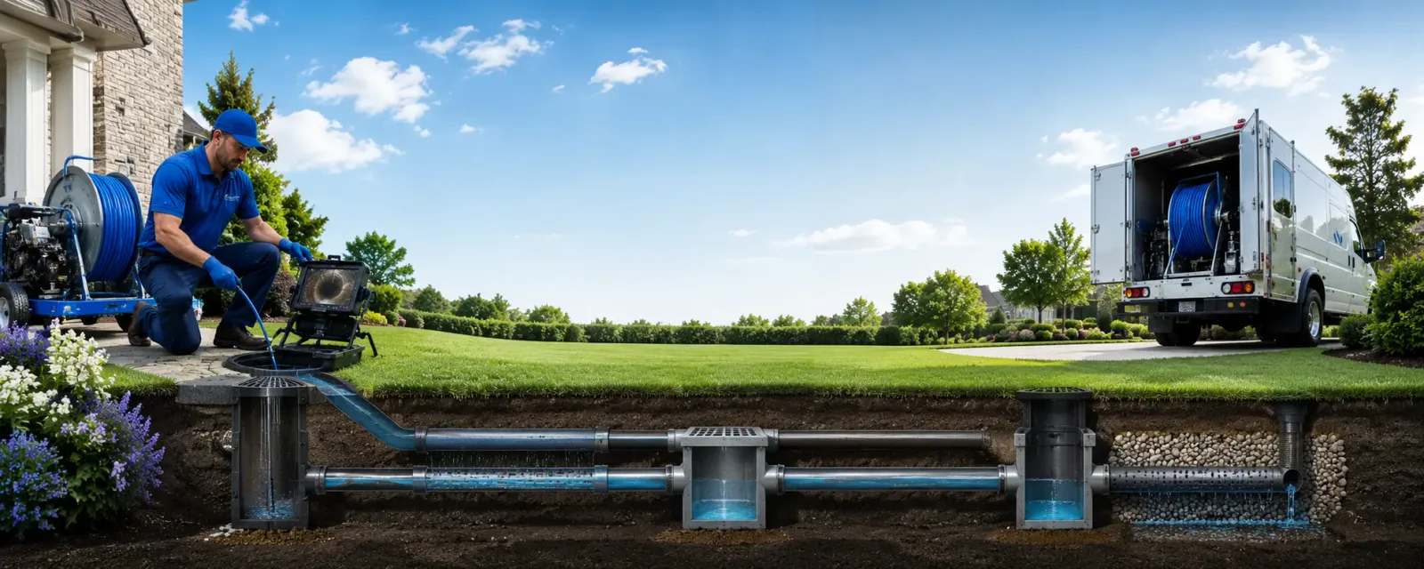 Outdoor drain cleaning information for Cayuga, IN